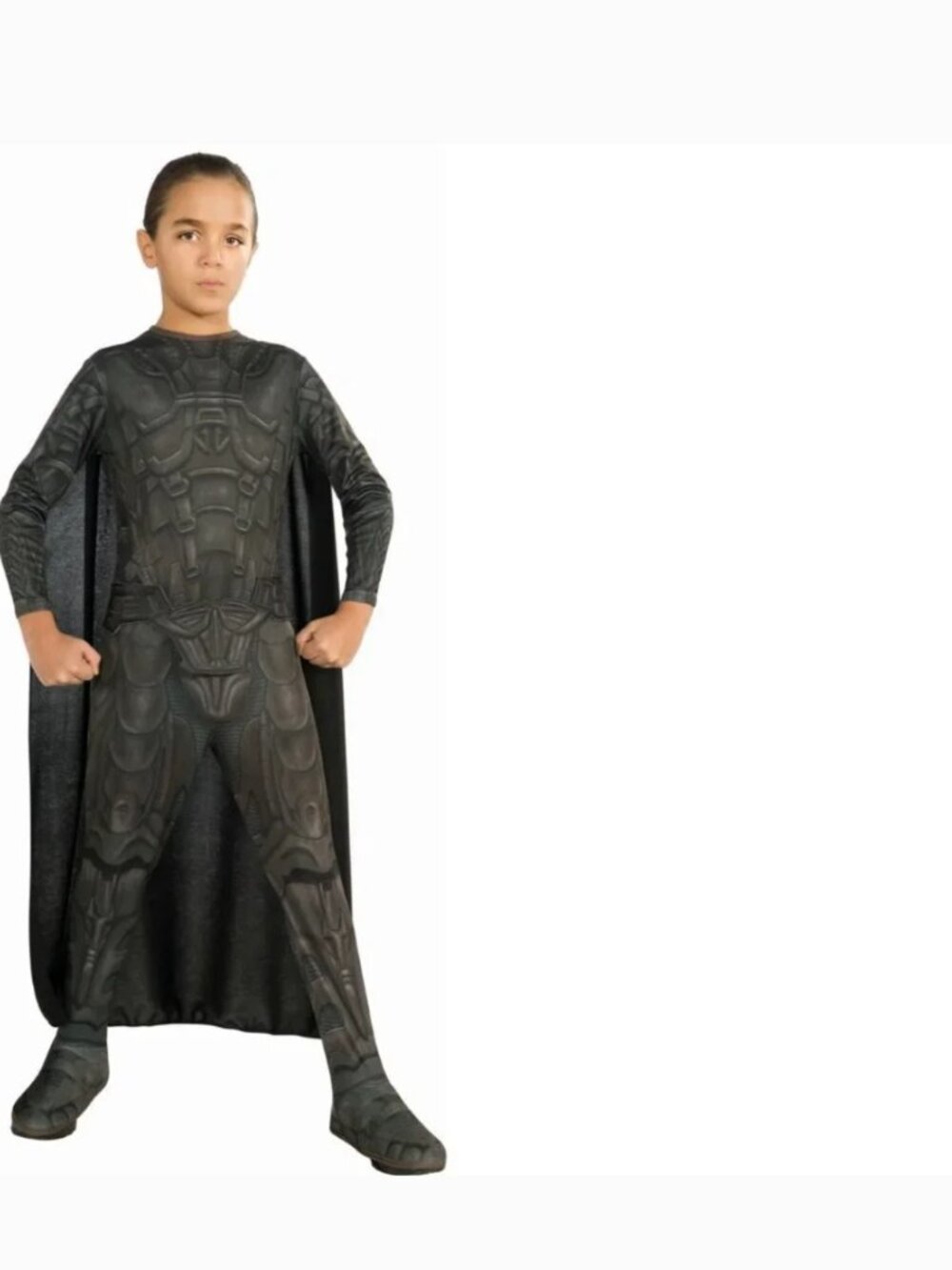 Superman General Zod Halloween Costume 8/10 Jumpsuit w/ Boot Tops, Belt & Cape